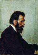 llya Yefimovich Repin Portrait of architect Aleksey Ivanovich Shevtsov Sweden oil painting artist